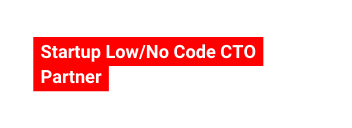 Startup Low No Code CTO Partner